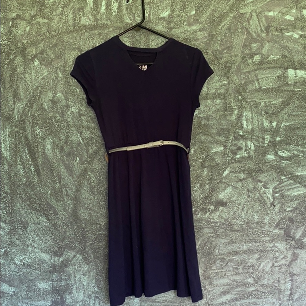 Navy blue juniors summer dress